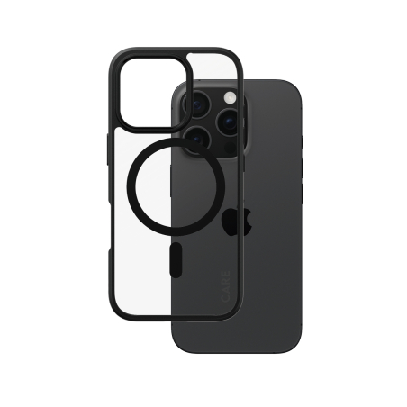 PanzerGlass CARE by PG UrbCom BLK MagS iPhone16P 6.3 mobiliojo telefono dėklas Permatomas|1358