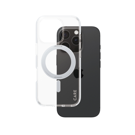 PanzerGlass CARE by PG SLV Kick/MagS iPhone16P 6.3 mobiliojo telefono dėklas Permatomas|1326