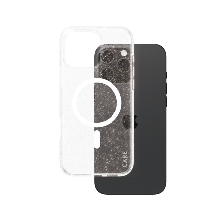 PanzerGlass CARE by PG White MagS iPhone16 6.9 Pro mobiliojo telefono dėklas Permatomas|1344