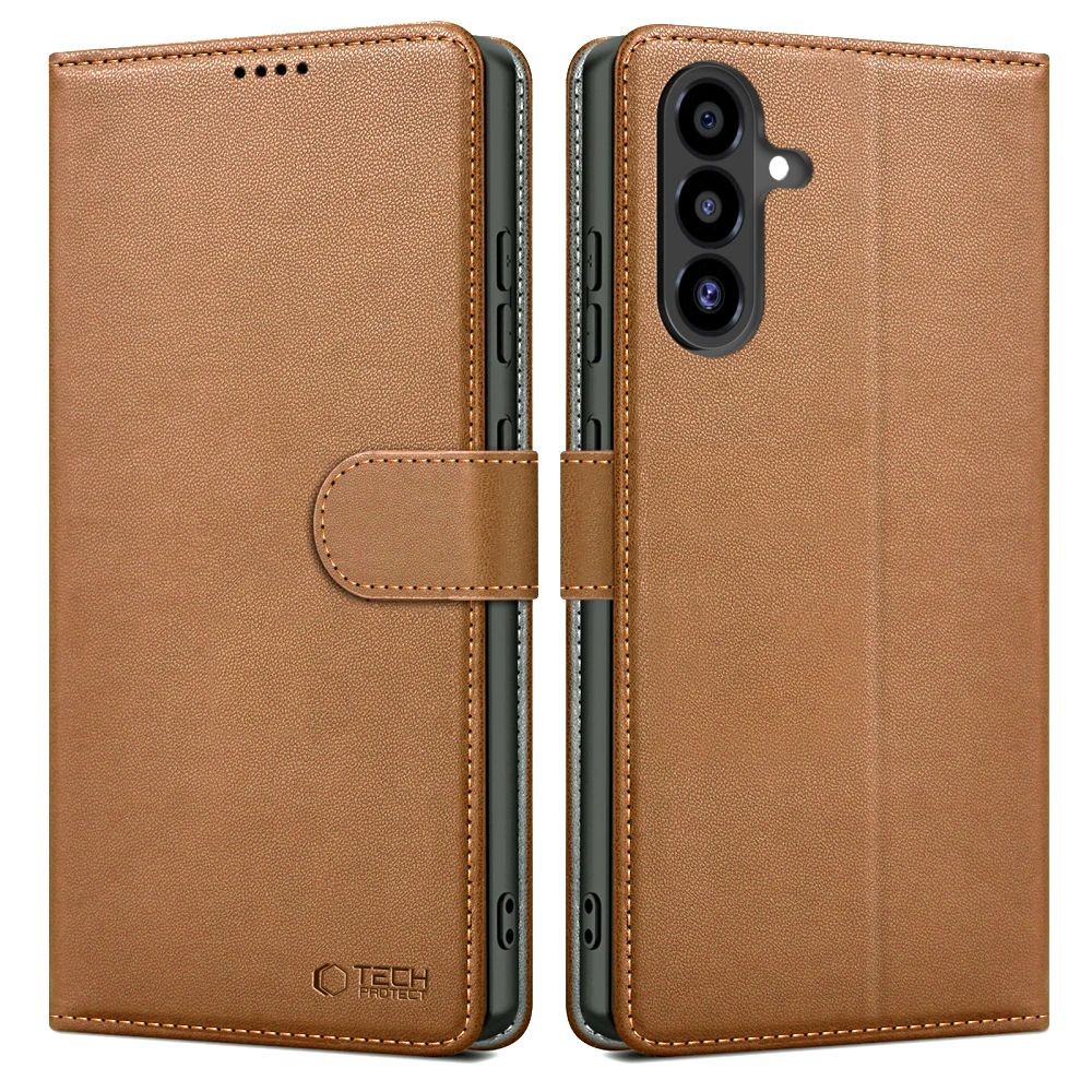 Rudas atverčiamas dėklas "Tech-Protect Wallet" telefonui Samsung Galaxy A56 5G