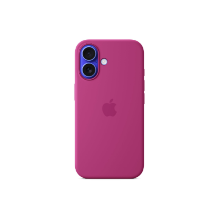 Apple iPhone 16 Silicone Case with MagSafe - Fuchsia | Apple|MYY53ZM/A