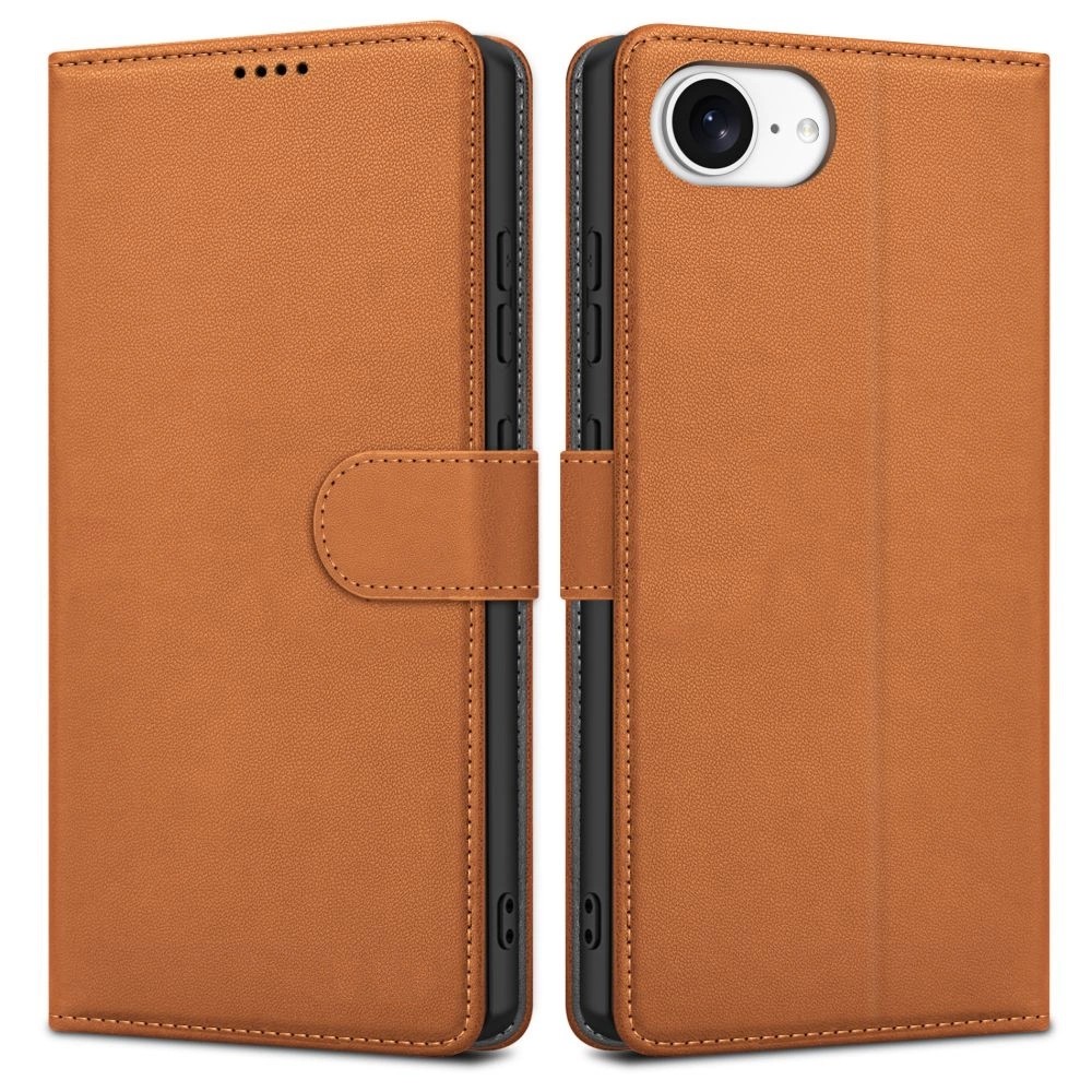 Dėklas Fancy Wallet Samsung A125 A12/M127 M12 rudas