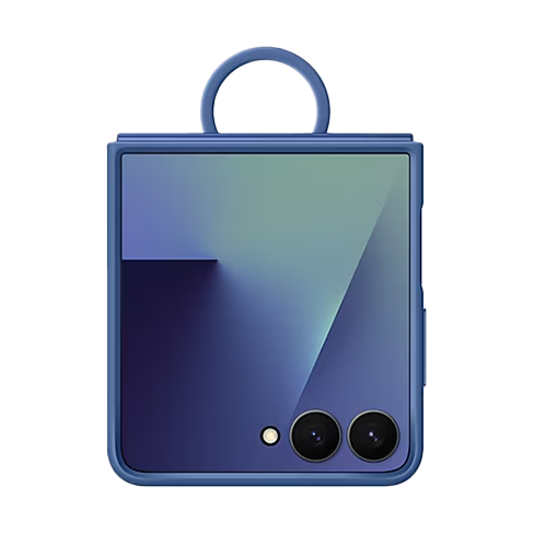 Galaxy Flip7 silikoninis dėklas su žiedu