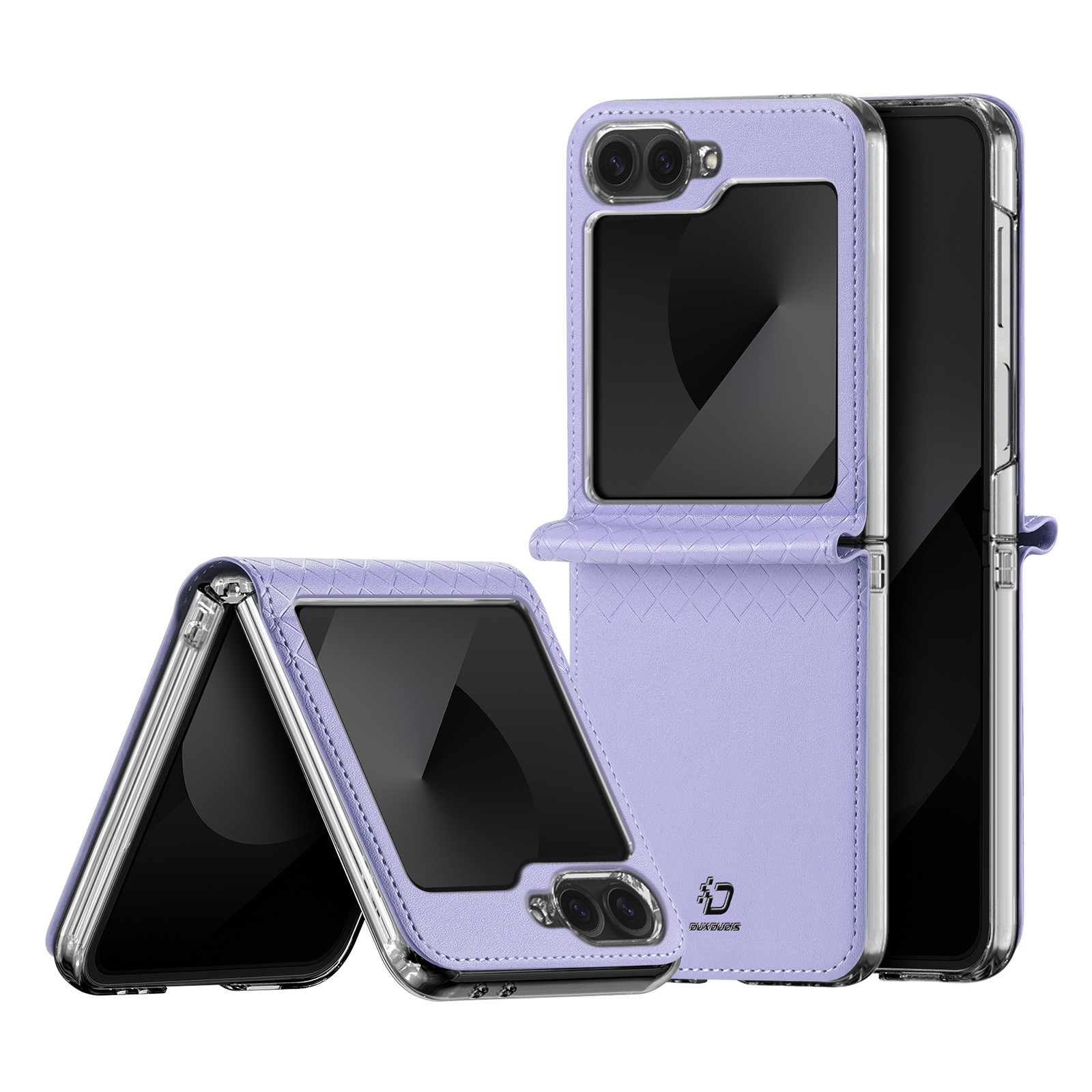 Dėklas Dux Ducis Bril Samsung F741 Z Flip6/F761 Z Flip7 FE violetinis