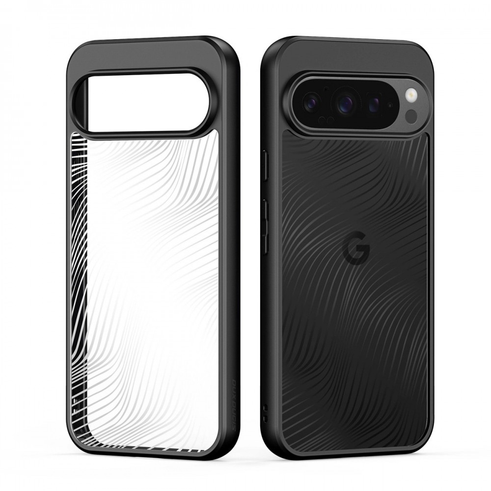 Pusiau skaidrus dėklas juodais kraštais "Dux Ducis Aimo" telefonui Google Pixel 10 / 10 Pro