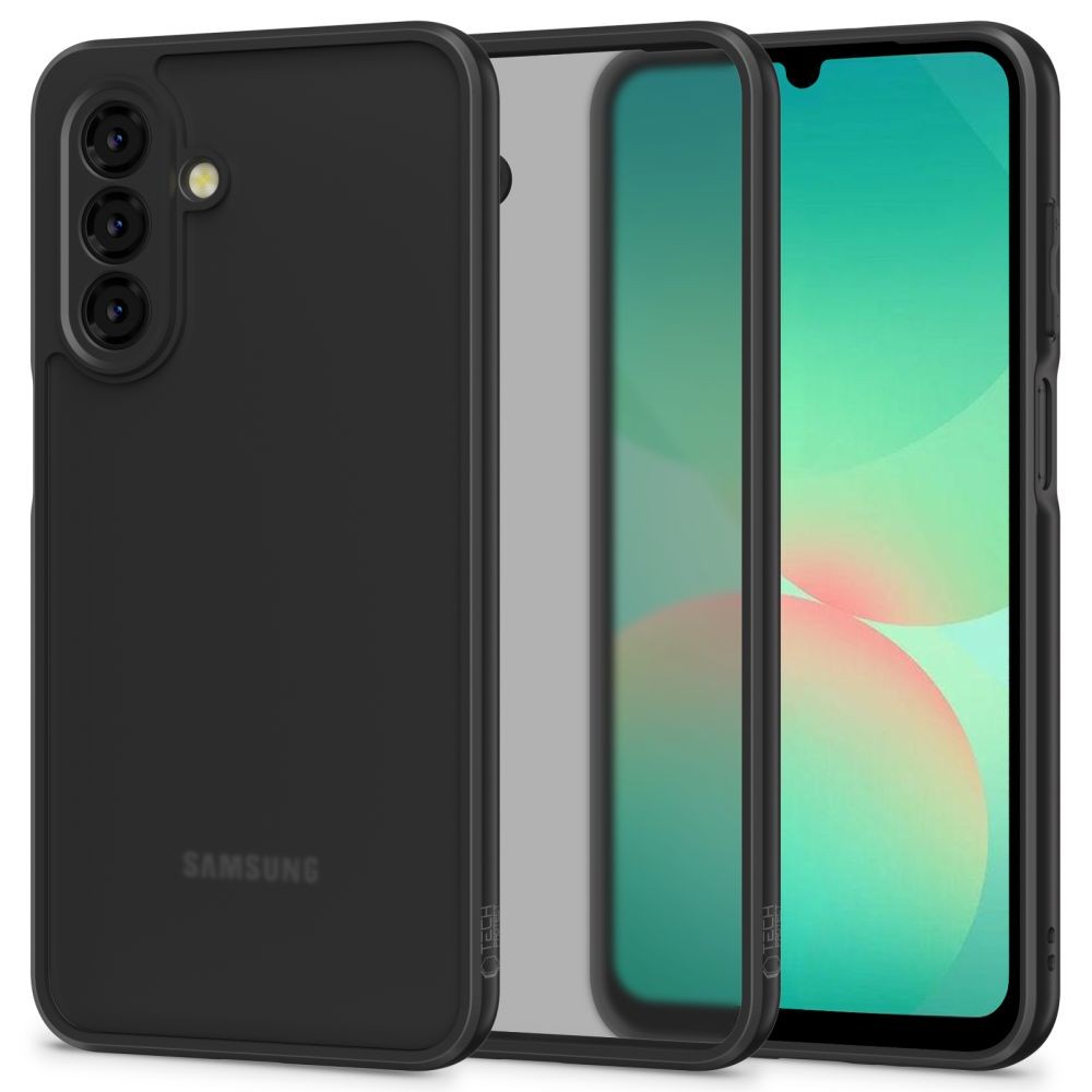 Juodas dėklas "Tech-Protect Icon" telefonui Samsung Galaxy A17 4G / 5G