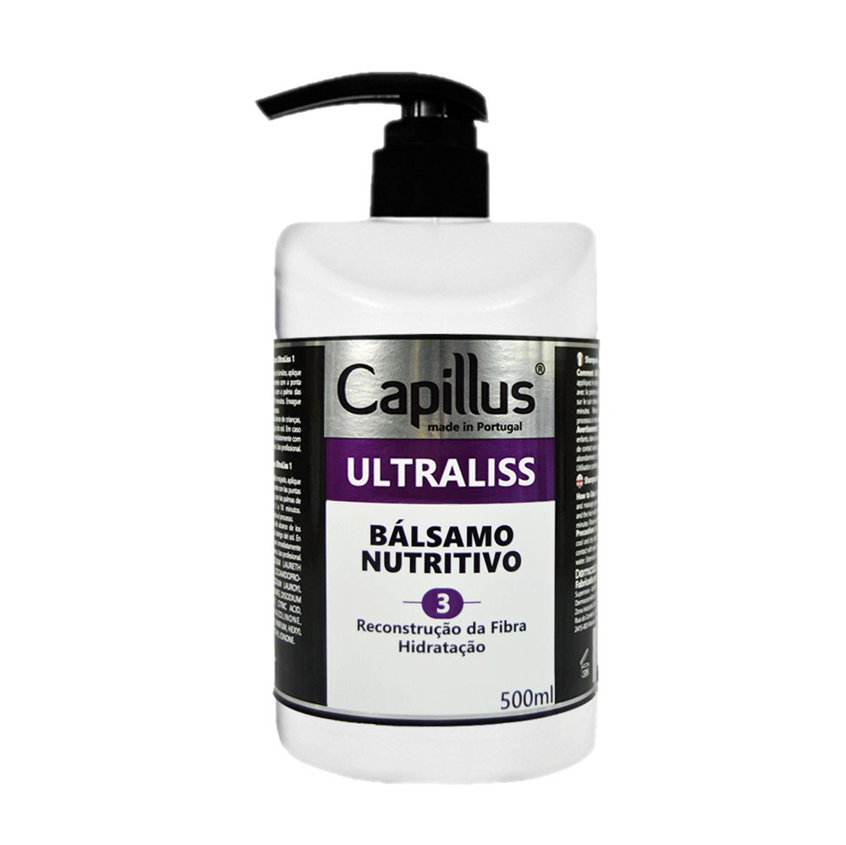 CAPILLUS ULTRALISS FORTE atstatantis balzamas plaukams 3 žingsnis,  500 ml