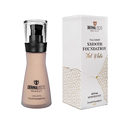 DERMALISCIO SMOOTH FLUID FOUNDATION KREMINĖ PUDRA Flat White SF00, 30ml