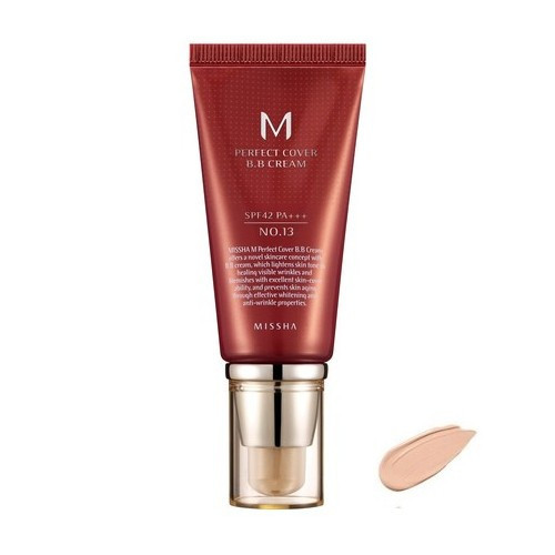 Missha M Perfect Cover BB Cream BB Kremas, No.13 Bright Beige