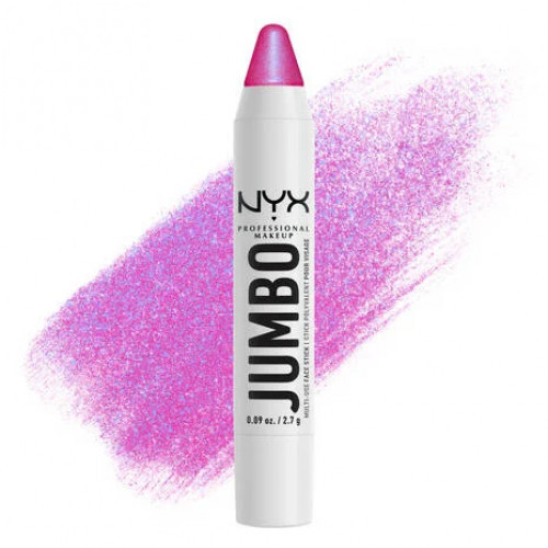 NYX Professional Makeup Jumbo Multi-Use Highlighter Stick Švytėjimo suteikianti priemonė, Blueberry Muffin