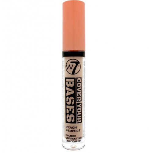 W7 Cosmetics Cover Your Bases Concealer Maskuoklis, Perfect Peach