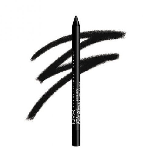 NYX Professional Makeup Epic Wear Eye Pencil Ilgai išliekantis akių pieštukas, Pitch black