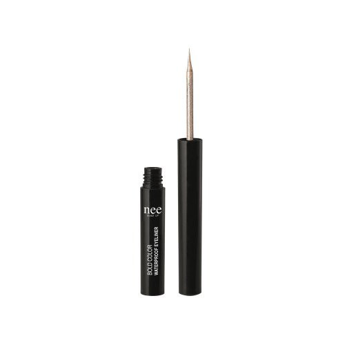 Nee Make Up Milano Bold Color Waterproof Eyeliner Vandeniui atsparus akių pravedimas, Cognacs