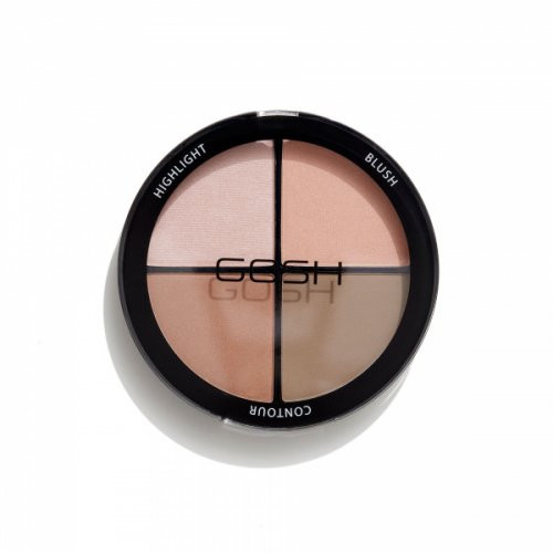 GOSH Copenhagen Contour'n Strobe Kit Švytėjimo suteikianti veido kontūravimo priemonė, 001 Light