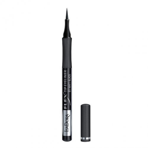 Isadora Flex Tip Eyeliner Akių plunksnelė, 81 Matt Black