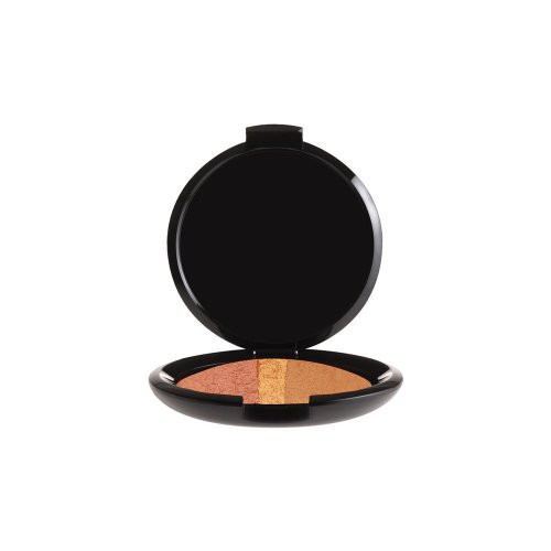 Nee Make Up Milano Terracotta Shimmer Trispalvė spindesio suteikianti kompaktinė bronzinė pudra, 8.5g