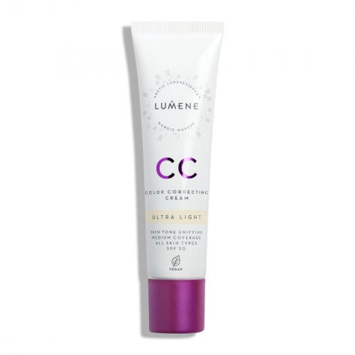 Lumene CC Color Correcting Cream SPF20 CC veido kremas, 0 Ultra Light