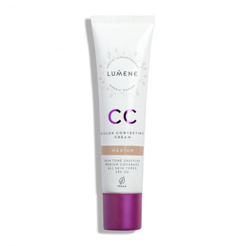Lumene CC Color Correcting Cream SPF20 CC veido kremas, 2 Medium