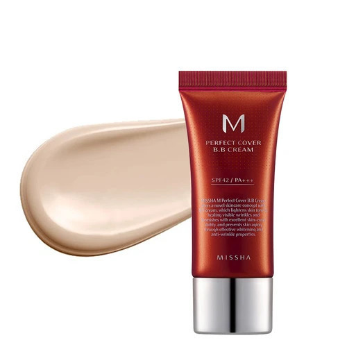Missha M Perfect Cover BB Cream Mini BB Kremas, No.21 Light Beige