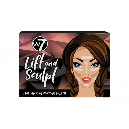 W7 Cosmetics Lift & Sculpt Cream Contour Kit Kontūravimo paletė, 18g