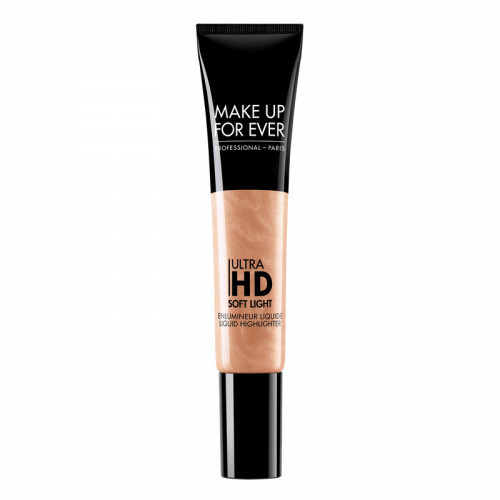 Make Up For Ever Ultra HD Soft Light Liquid Highlighter Švytėjimo suteikianti priemonė, 50 - Golden Copper