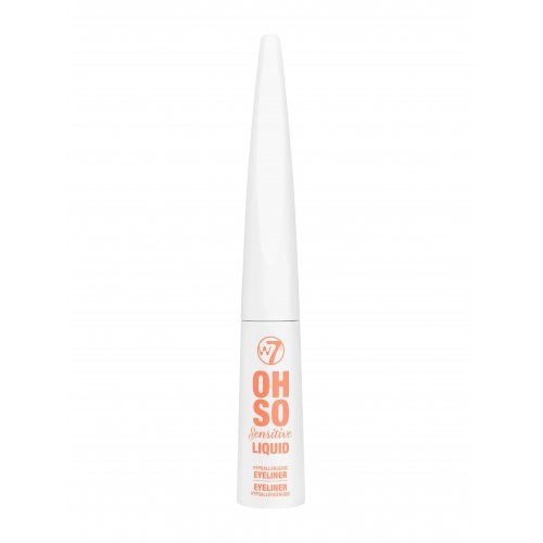 W7 Cosmetics Oh So Sensitive Liquid Eyeliner Akių apvadas, Black