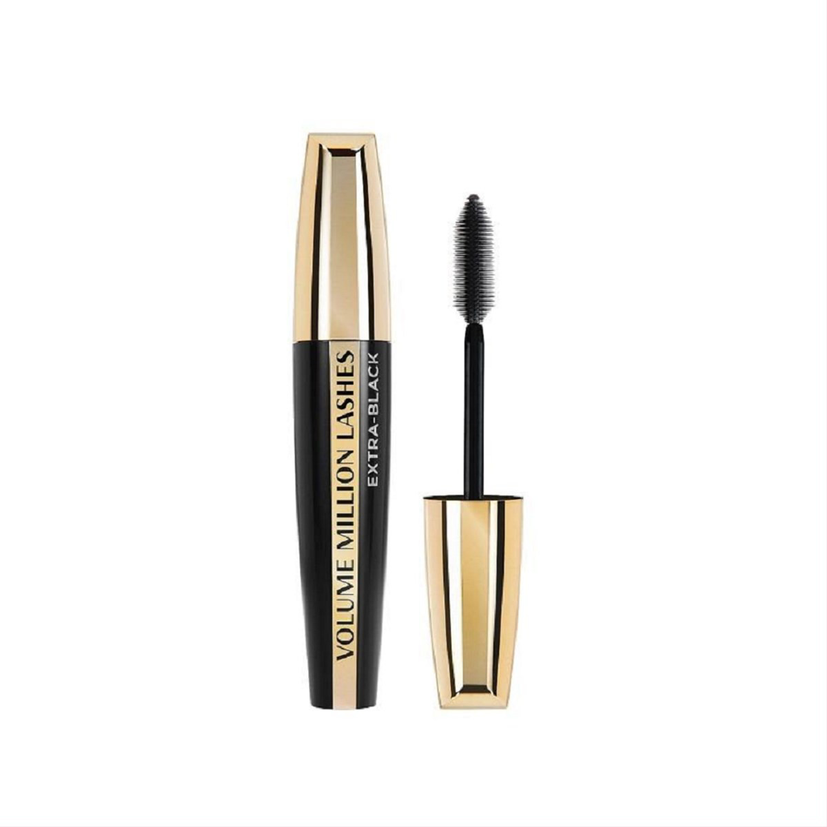 L?OREAL PARIS VOLUME MILLION LASHES EXTRA BLACK, blakstienų tušas, juodas