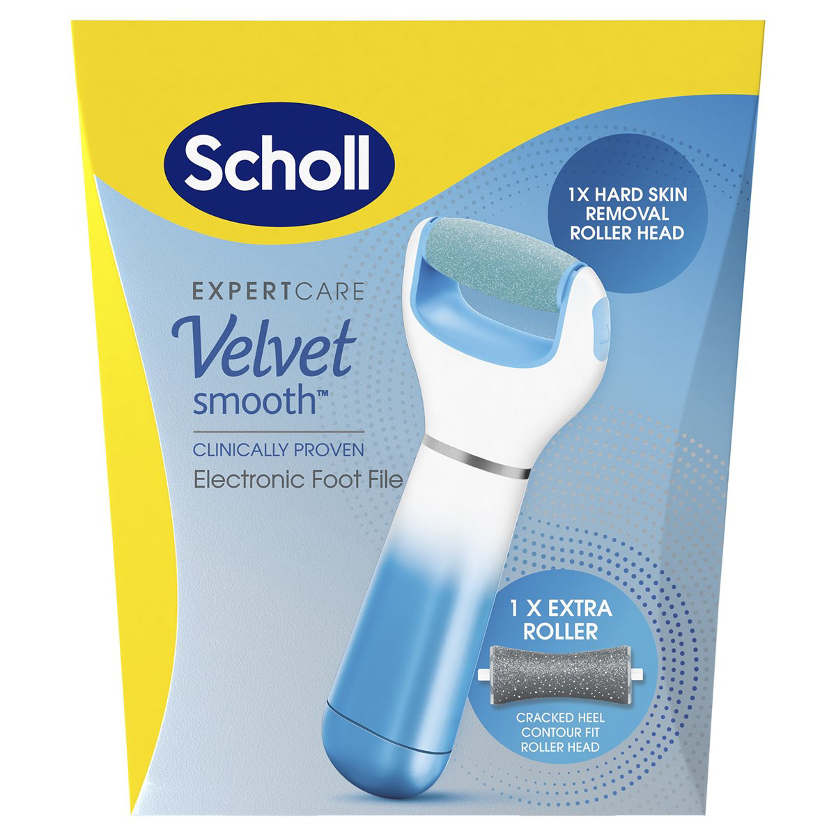 SCHOLL, Velvet Smooth elektrinė pėdų dildė, 1vnt.