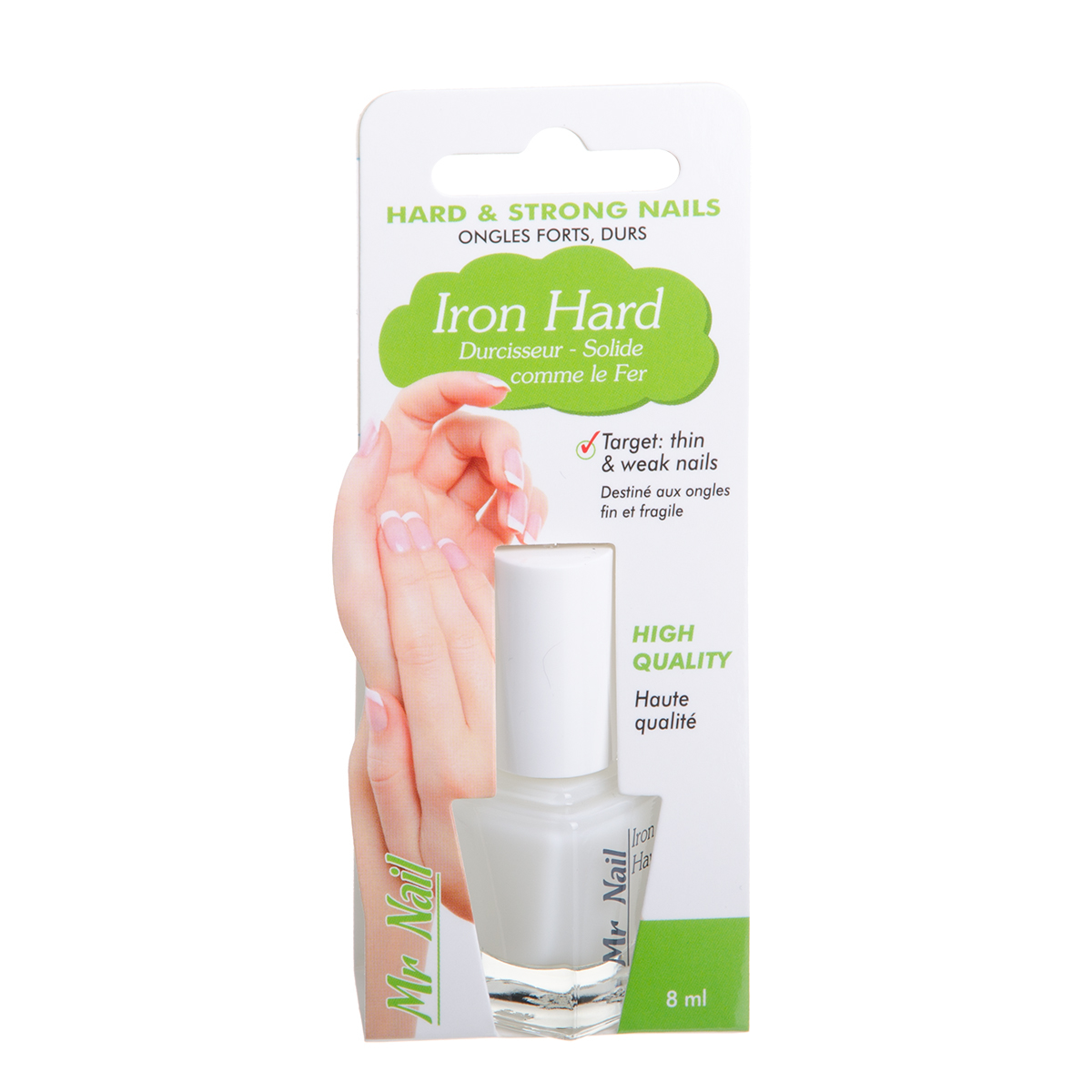 MR. NAIL IRON HARD, lakas nagams, 8 ml