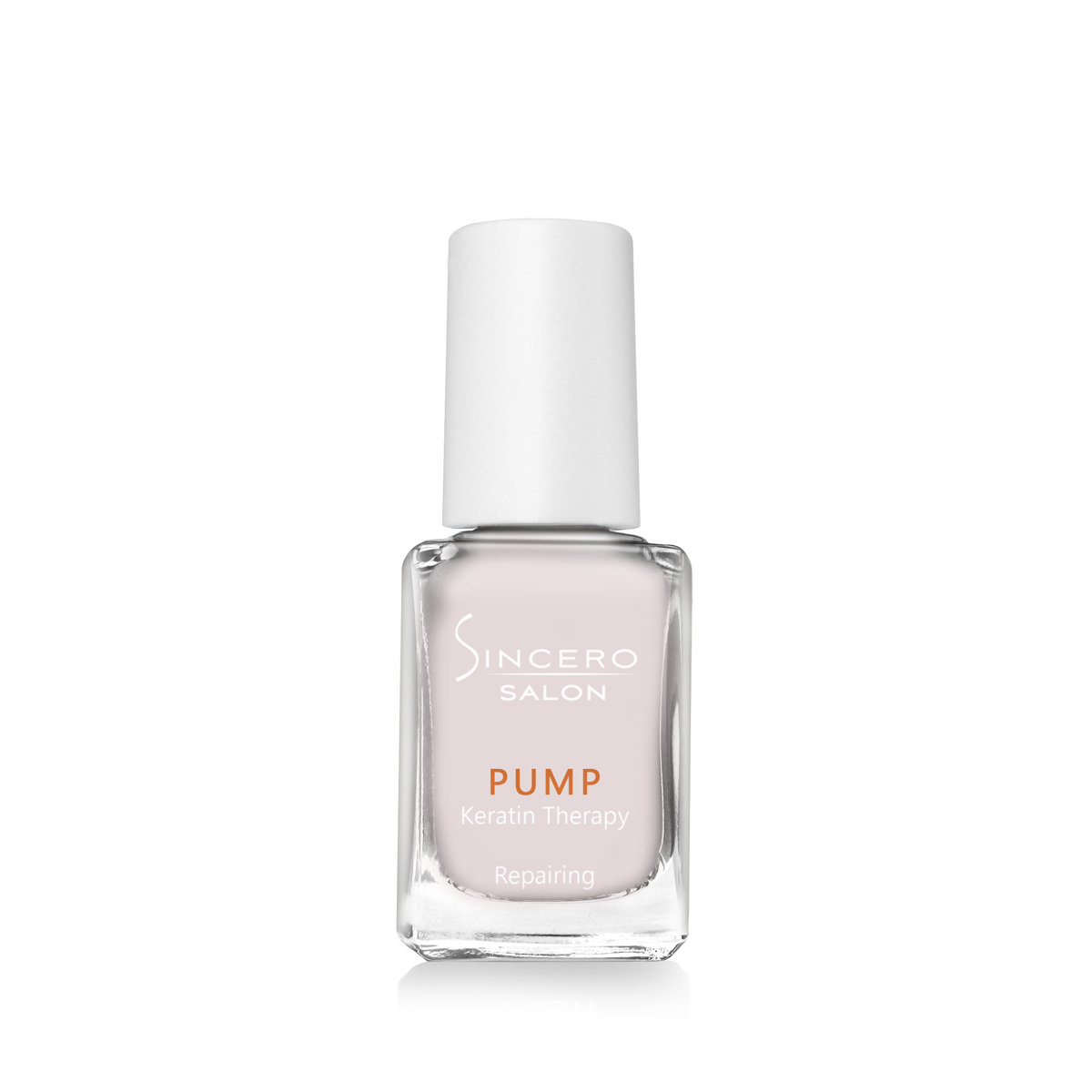 Nagų lako stipriklis su ypatinga keratino formule "Sincero Salon", PUMP, 10ml