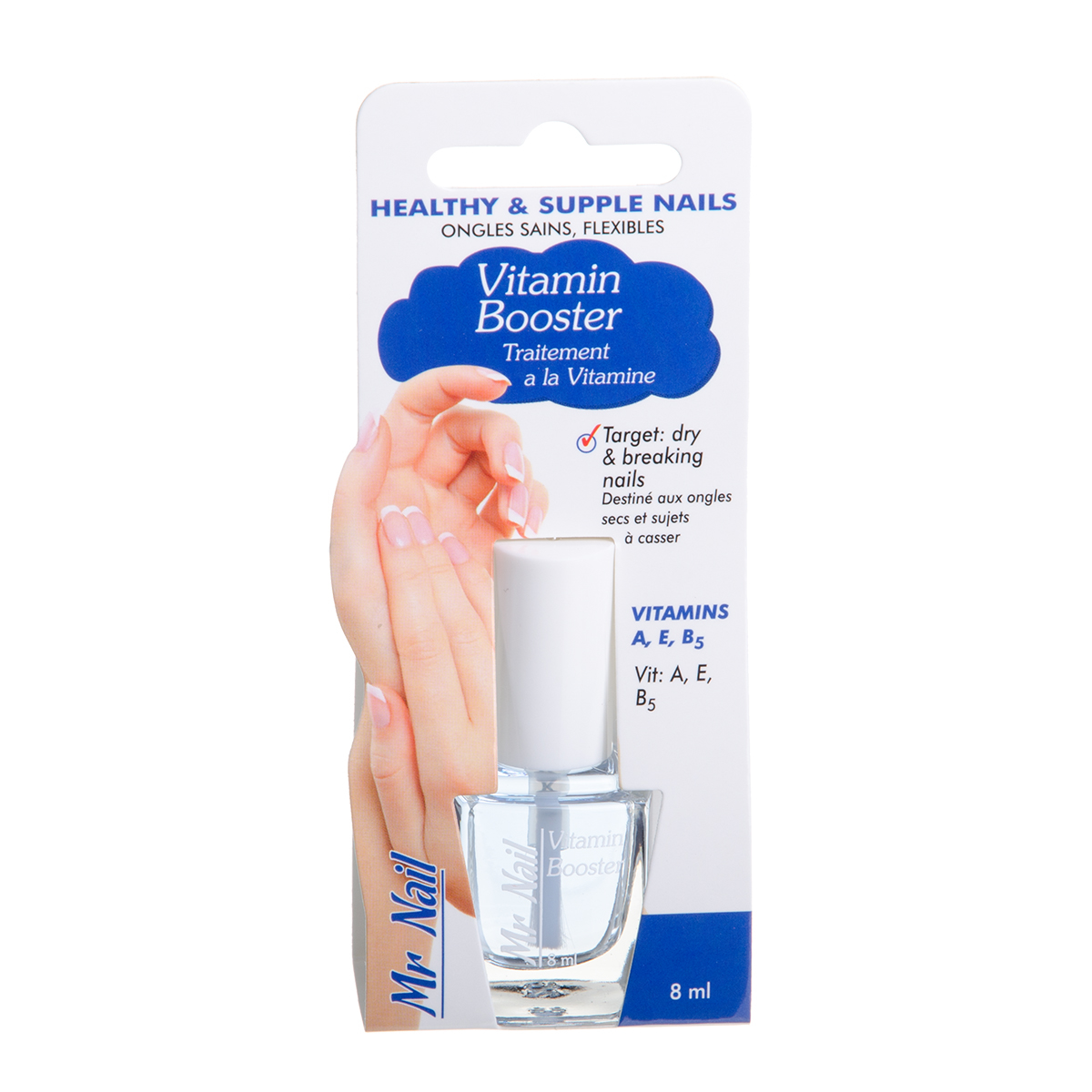 MR. NAIL VITAMIN BOOSTER, lakas nagams, 8 ml
