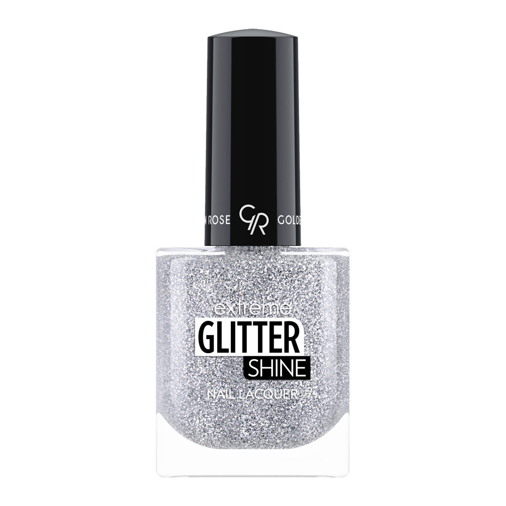 Nagų lak. Golden Rose Extreme gel glitter, 10.2ml Nr.204
