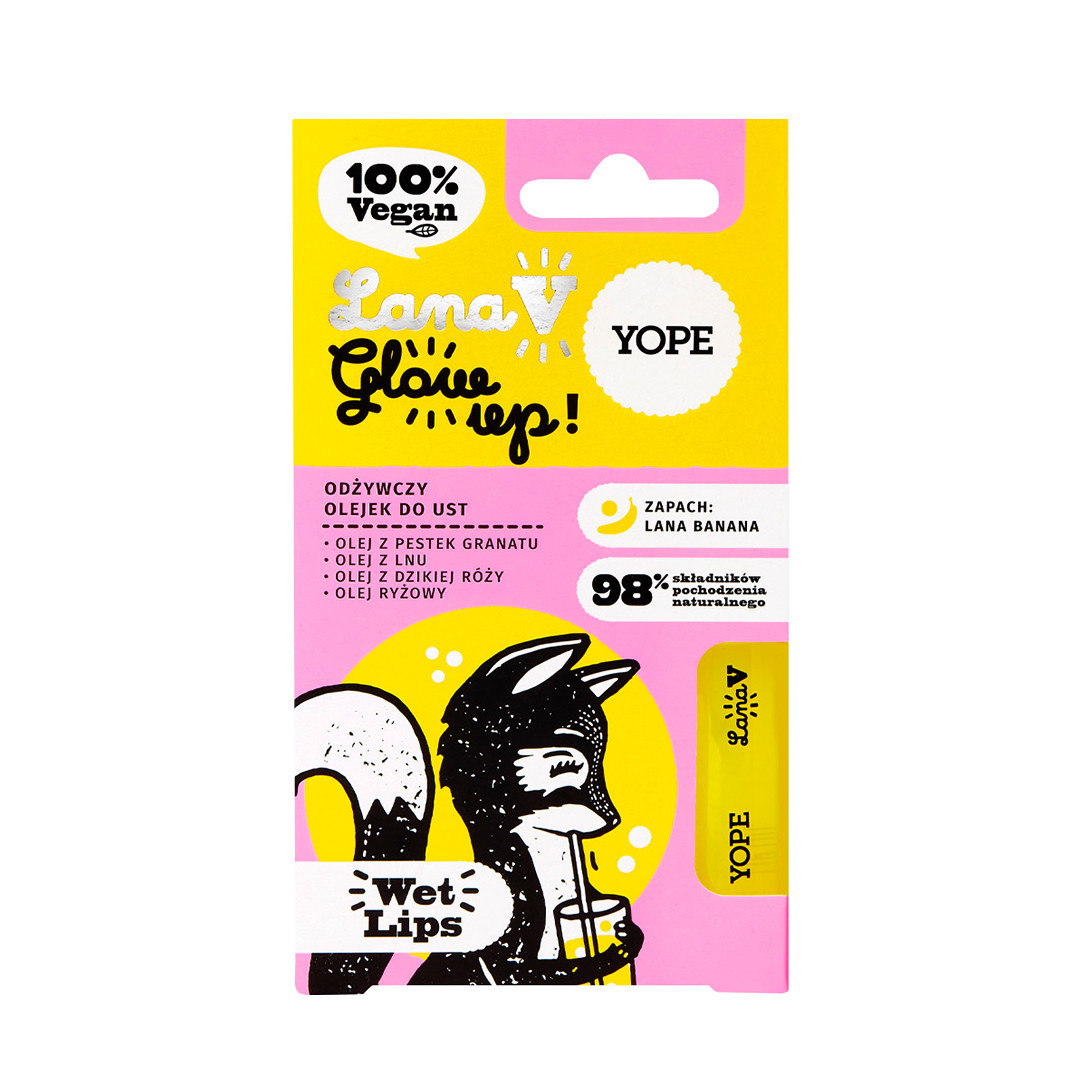 YOPE “Lana V” lūpų aliejukas “Glow up!”, 10 ml.