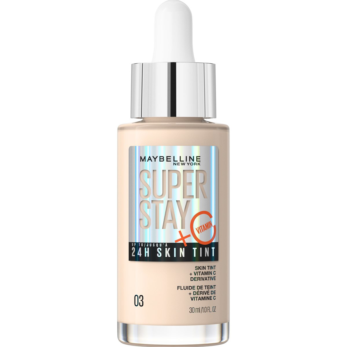 MAYBELLINE SUPER STAY 24H SKIN TINT, makiažo pagrindas, 03, 30 ml