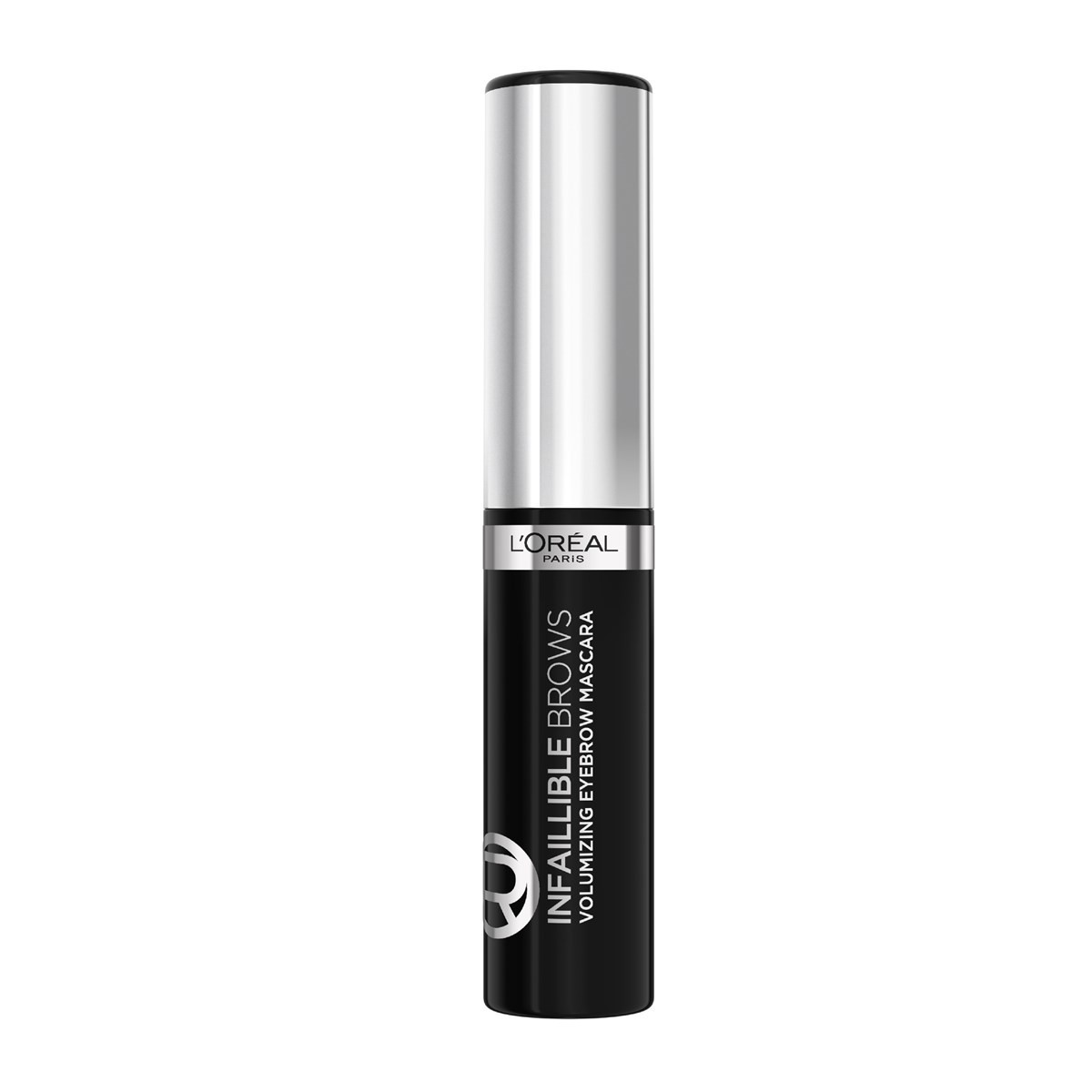 L'OREAL PARIS INFAILIBLE VOLUMIZING EYEBROW MASCARA, antakių tušas, 000 TRANSPARENT