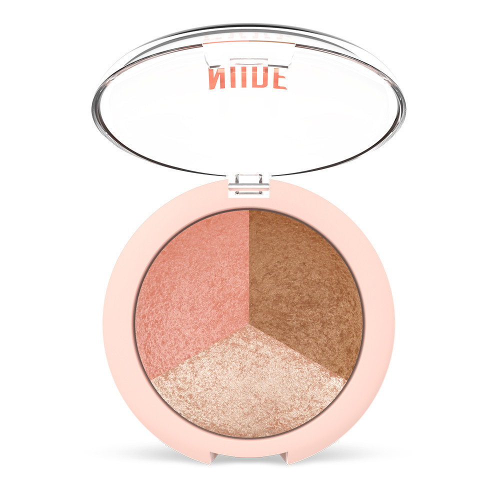 Golden Rose  Nude pudra Baked Trio 9g