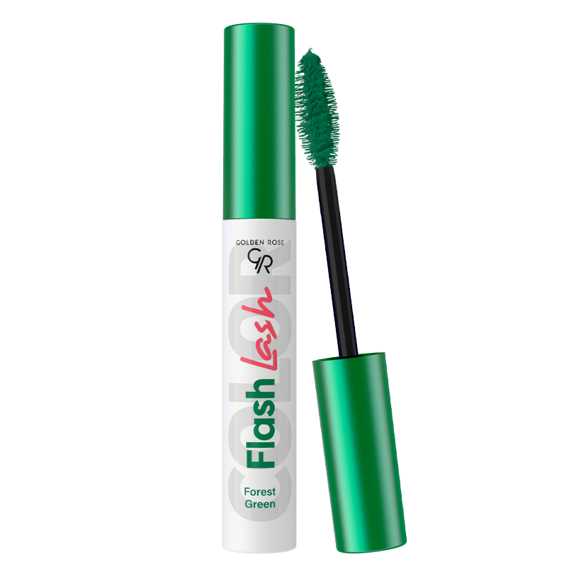 Blakstienų tušas Golden Rose Flash Nr. 02 Forest Green, 9ml
