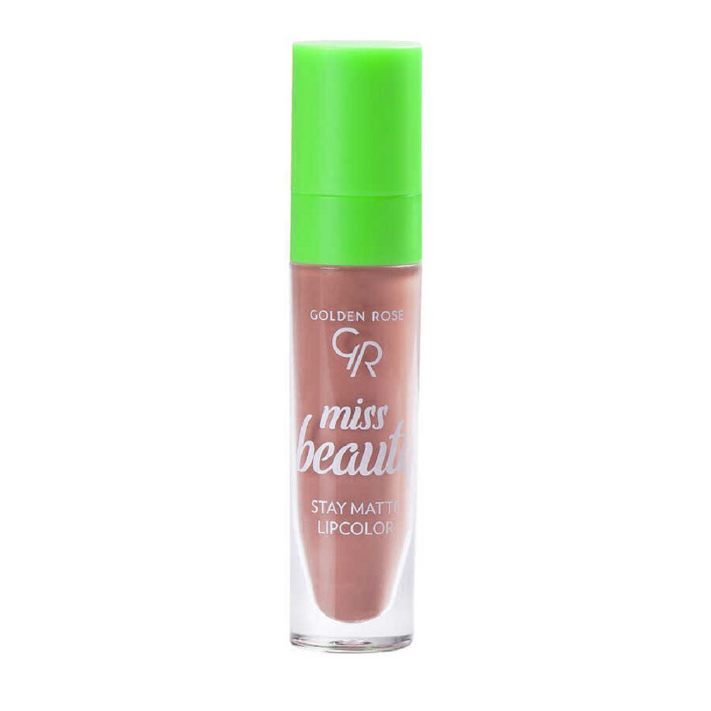Golden Rose Miss Beauty Stay Matte Matiniai lūpų dažai Nr.02