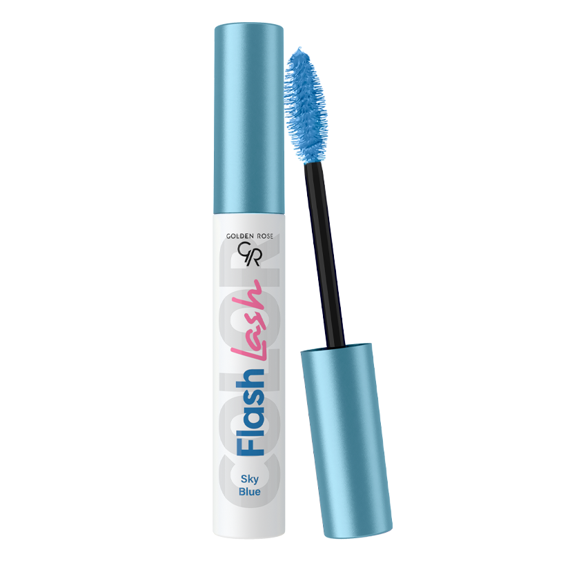 Blakstienų tušas Golden Rose Flash Nr. 03 Sky Blue, 9ml