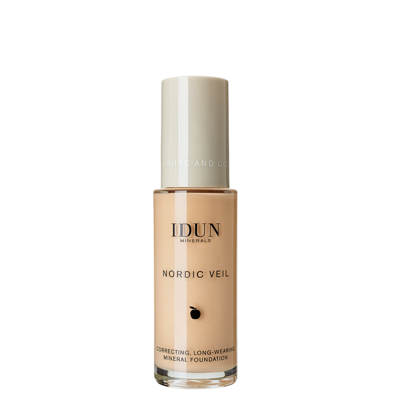 IDUN Minerals skystas makiažo pagrindas stipriai maskuojantis Nordic Veil Disa 1307, 26ml
