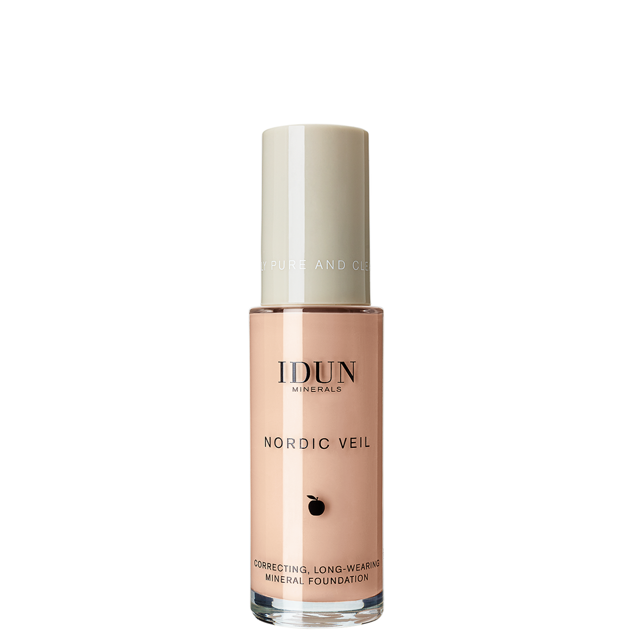 IDUN Minerals skystas makiažo pagrindas stipriai maskuojantis Nordic Veil Ingrid 1312, 26ml
