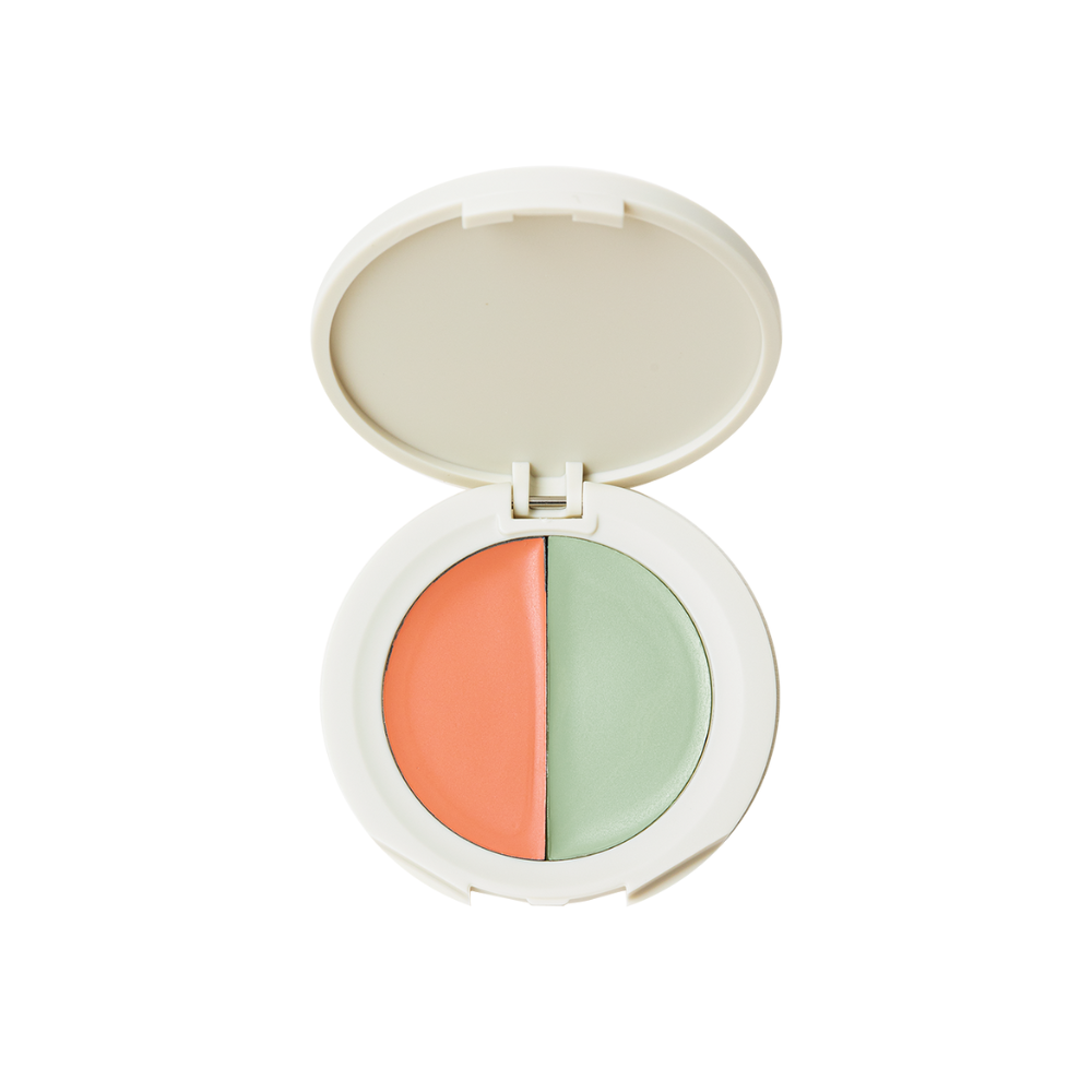 IDUN Minerals dvispalvė maskuojamoji priemonė Ringblomma Nr. 2025, 2x1,4 g (žalias/oranžinis)