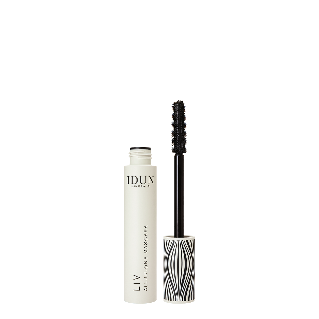 IDUN Minerals ilginantis ir riečiantis blakstienų tušas All in One LIV Nr. 5014, 12 ml