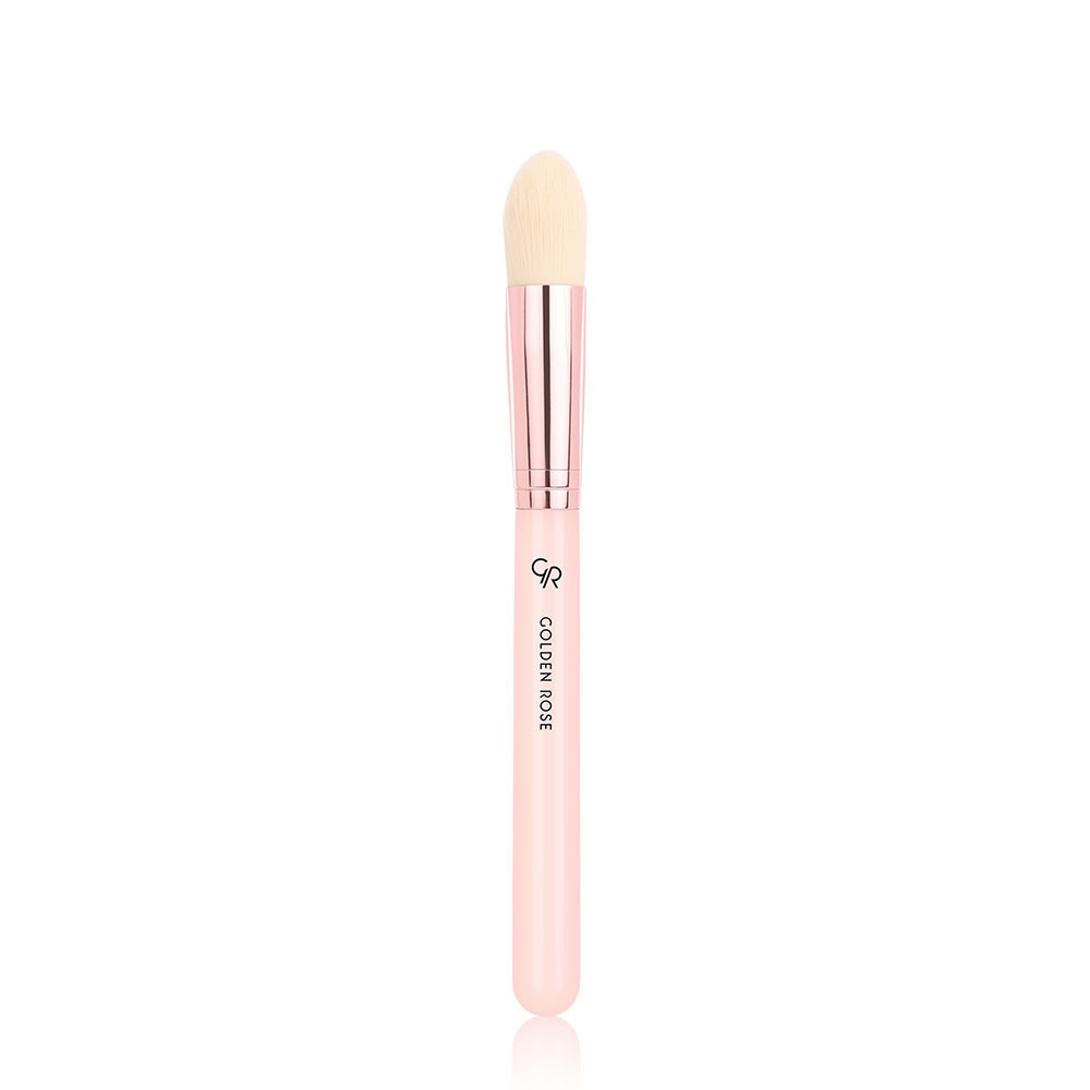 Šepetėlis makiažui Golden Rose Nude Tapered