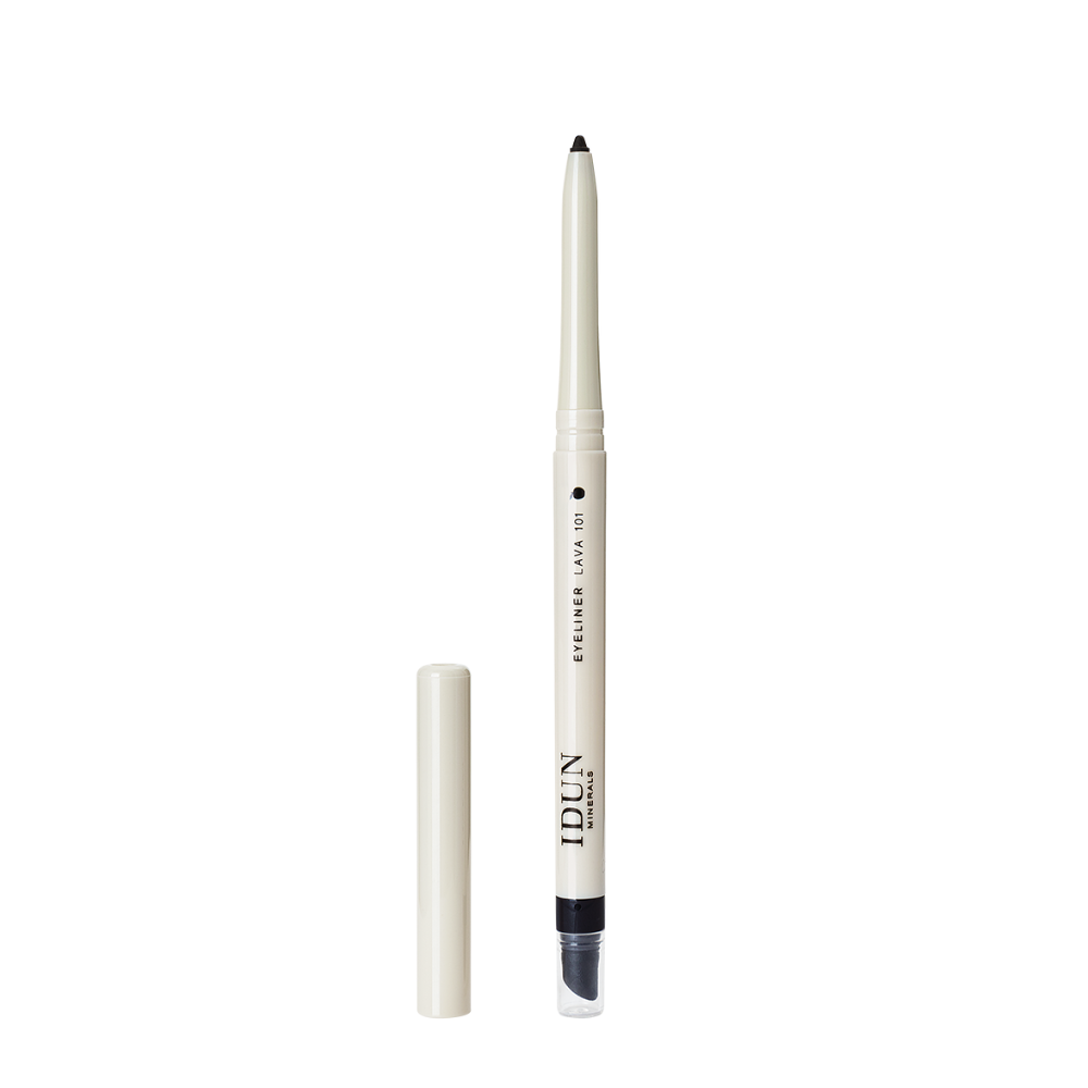 IDUN Minerals išsukamas akių pieštukas, juodos spalvos Lava Nr. 5101, 0,35 g