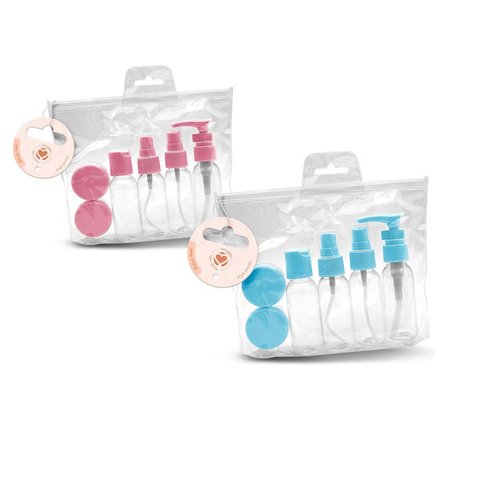 Kelioninių indelių rinkinys SETABLU BEAUTY TOOLS, 5 vnt.