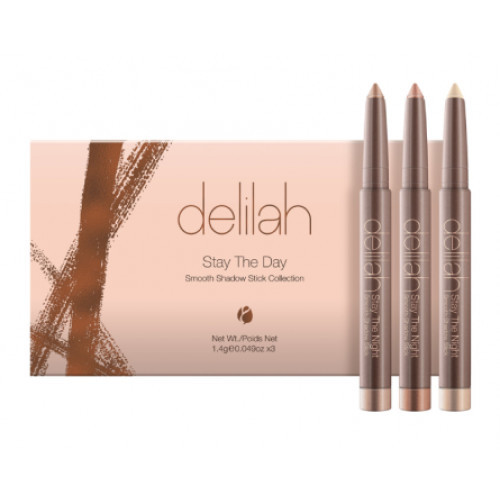 Delilah Stay The Day Smoot Shadow Stick Collection Pieštukinių akių šešėlių rinkinys, Rinkinys
