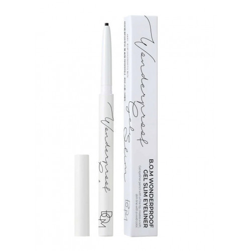 BOM Wonderproof Gel Slim Eyeliner Gelinis akių pravedimas, Deep brown