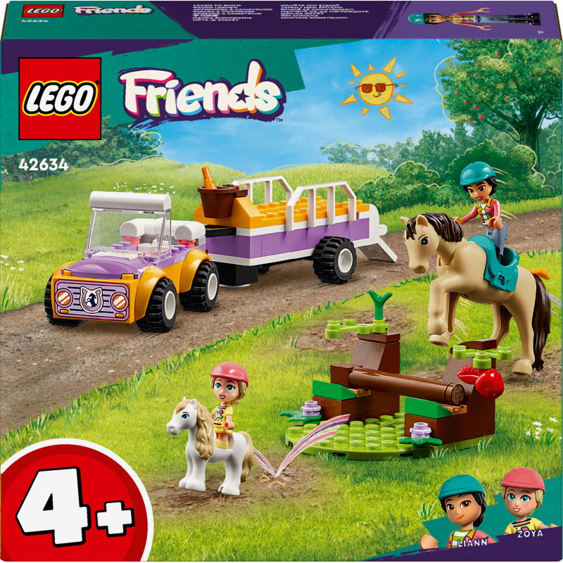 Konstruktorius LEGO Friends Horse and Pony Trailer