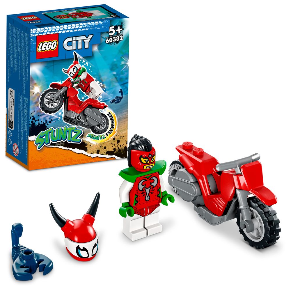 Konstruktorius LEGO Nutrūktgalviškas skorpiono kaskadininkų motociklas  60332